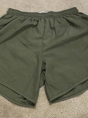 Marine Corps USMC Ranger Pantees Silkies Soffe PT Shorts Men’s M Army Green